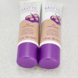 2 Rimmel Stay Matte Liquid Mousse Foundati